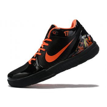 2020 Nike Kobe 4 Protro Black Orange Shoes